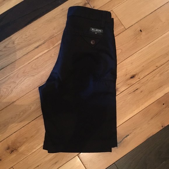 Billabong Black Bermuda Chino Shorts - Picture 6 of 14
